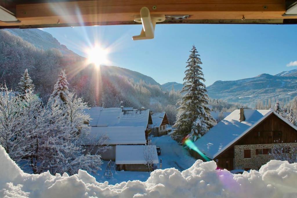 Bel Appartement - Parc National Des Ecrins Pelvoux Extérieur photo
