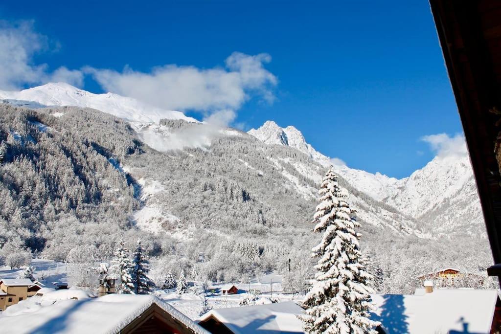 Bel Appartement - Parc National Des Ecrins Pelvoux Extérieur photo